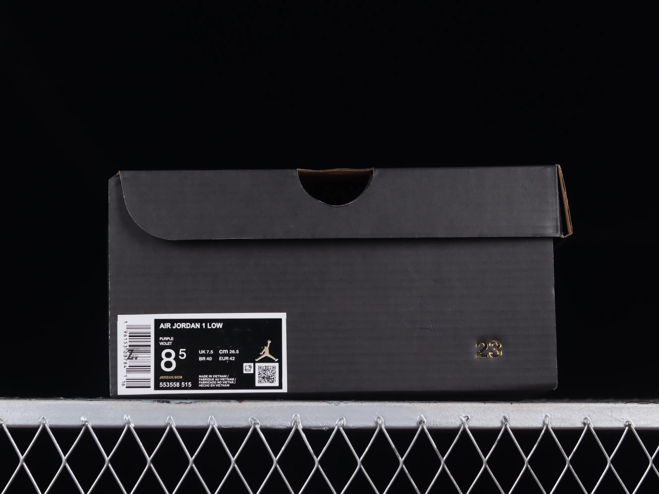 All categories Air Jordan Jordan series basketball shoes Air Jordan 1 Low Z version Air Jordan 1 Low AJ1 Joe 1 white and purple low-top cultural casual sneakers 553558-515